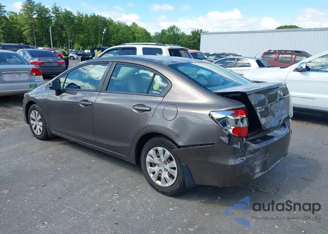 2012 Honda Civic Lx из США, поврежденный, VIN 2HGFB2F52CH610034